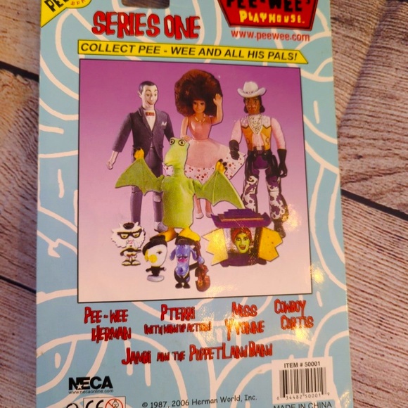 Pee-Wee Herman Playhouse Poseable Toy Figure Official Peewee Brand - Picture 2 of 2